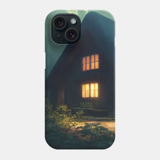 Magical ancient forest house Phone Case