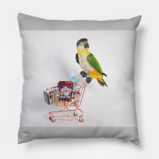 Shopping Birb Pillow