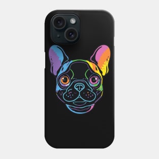 Rainbow French Bulldog Dog Lover Frenchie Phone Case