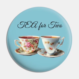 Tea for two Pin