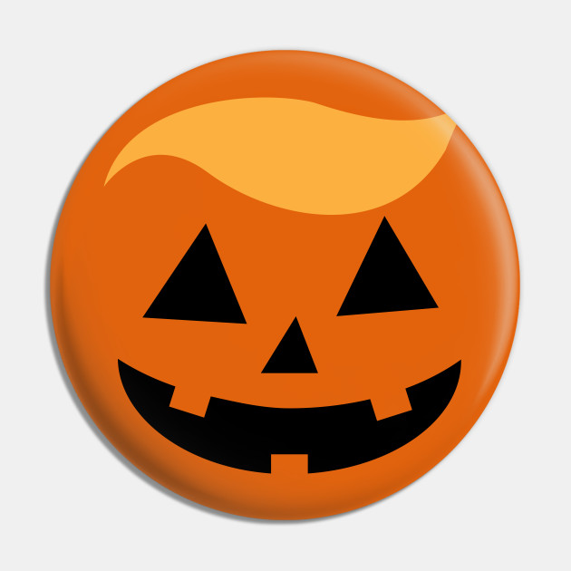 Jack O Lantern Trump Jack O Lantern Pin Teepublic