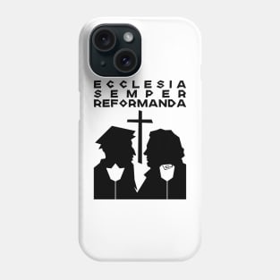 Christian illustration. The church must always be reformed Phone Case