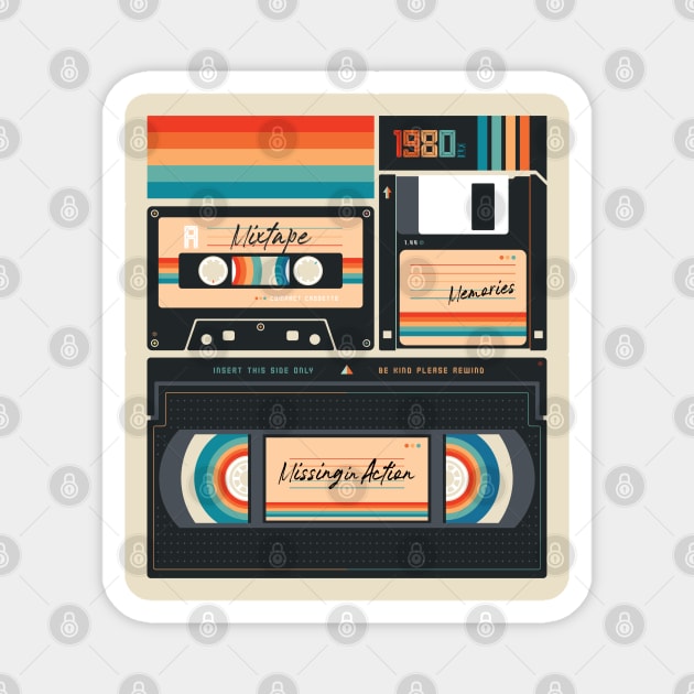 1980s Magnet by BadBox