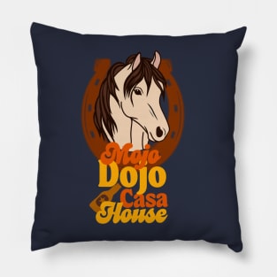 Ken’s Mojo Dojo Casa House with horse. Pillow