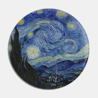 Starry Night by Vincent van Gogh Pin