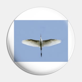 Egret Flyover Pin