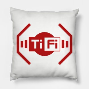 Galactic Wi-Fi Red Pillow