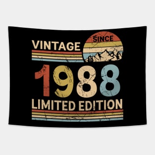 Vintage Since 1988 Limited Edition 35th Birthday Gift Vintage Men's Tapestry