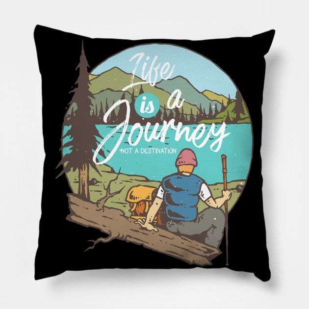 the journey Pillow by silent_warrior