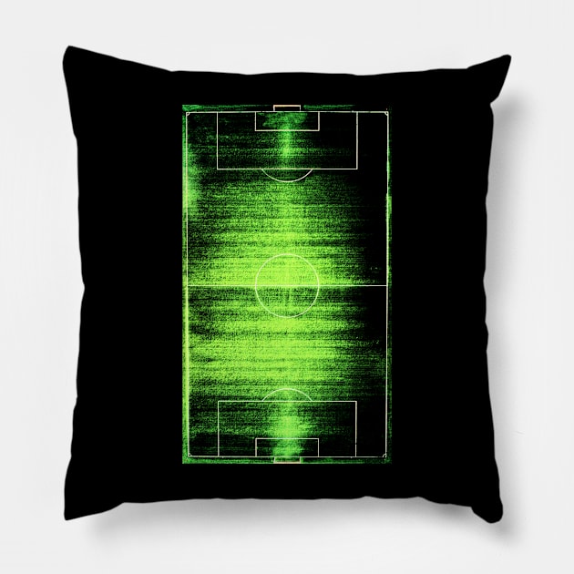 Soccer Field, Football Field Pillow by TeeFusion-Hub