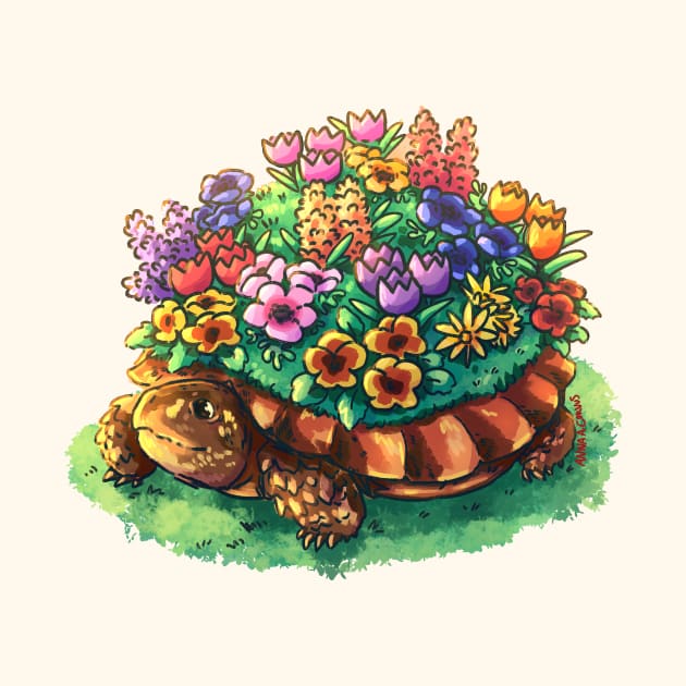 Flower Box Turtle by Rumpled Crow