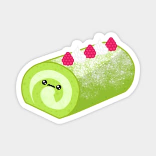 Matcha Cake Roll Magnet