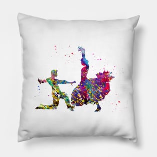 Flamenco Dancers Pillow