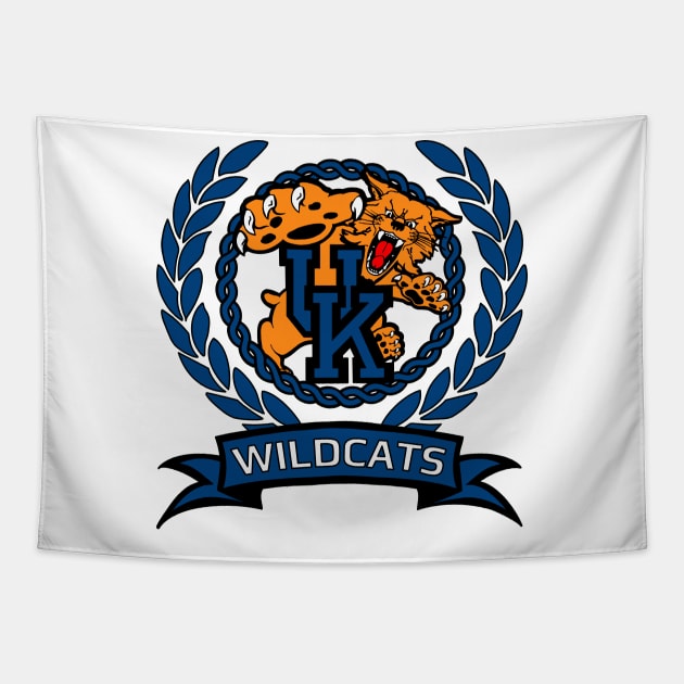 Wildcats 90s Style Tapestry by Colonel JD McShiteBurger