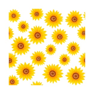 Seamless pattern with sunflowers T-Shirt