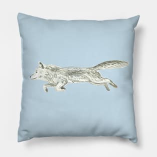 Watercolor Wolf Pillow