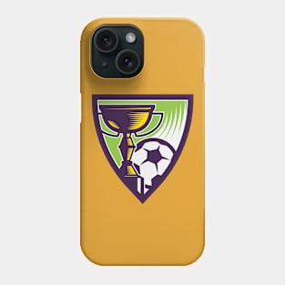 Cup with soccer ball Phone Case