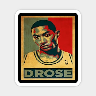 vintage d rose Magnet