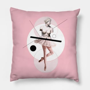Greek Ballerina Abstract Pillow