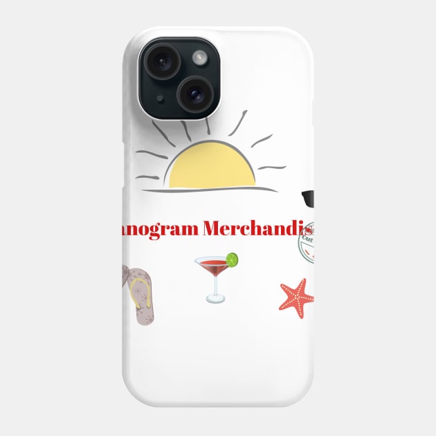 Planogram Merchandiser on beach holiday Phone Case by ArtDesignDE