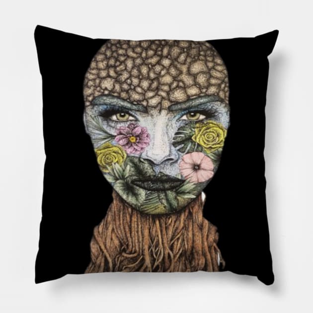 Flower art Pillow by TpSURET