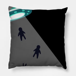 UFO Alien Abduction Pillow