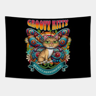 Groovy Kitty Tapestry