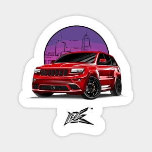 jeep cherokee srt8 red Magnet