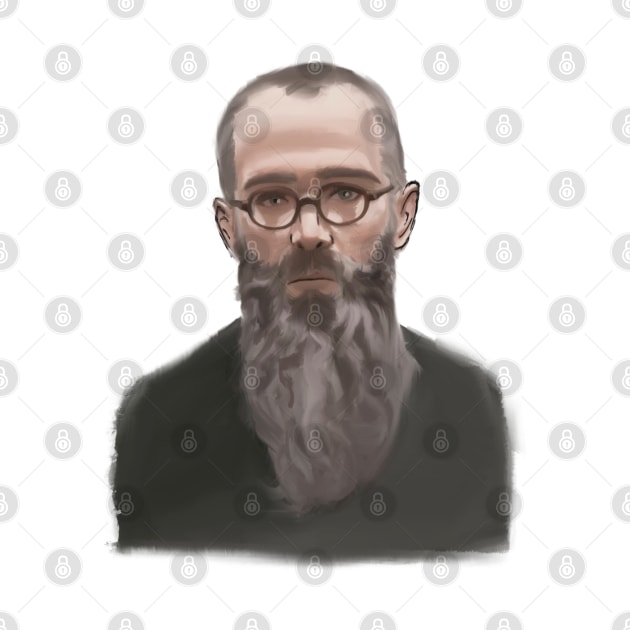 Anime of Saint Maximilian Kolbe by HappyRandomArt