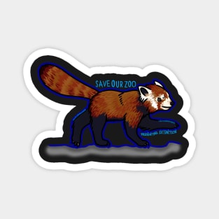 Day 12- Cartoon Red Panda Magnet