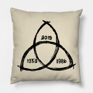 Dark Time Zone Pillow