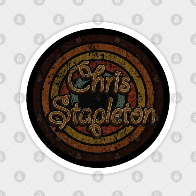 Chris Stapleton - vintage design on top Magnet by agusantypo