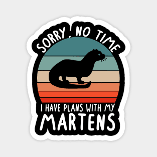 Plans with marten design friends wild animal lovers Magnet