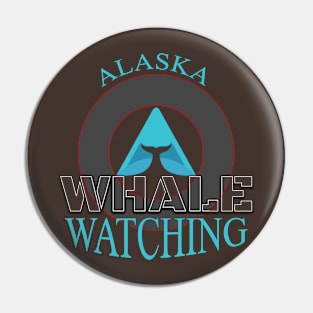 Alaska Whale Watching Pin