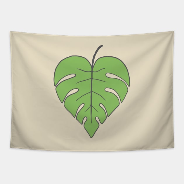 Heart Leaf Tapestry by Nathan Watkins Design