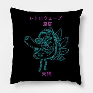 Harajuku Retro wave Sage Tengu Pillow