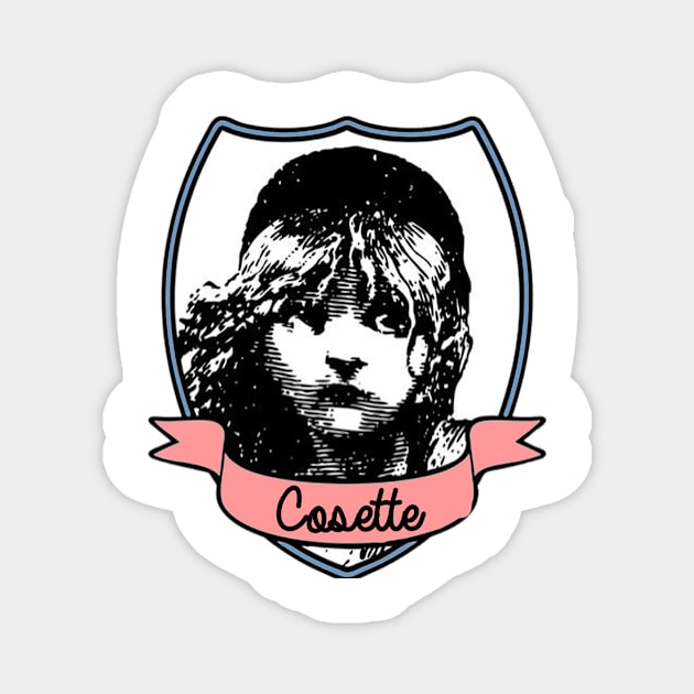 Cosette - Les Miserables Magnet by Specialstace83