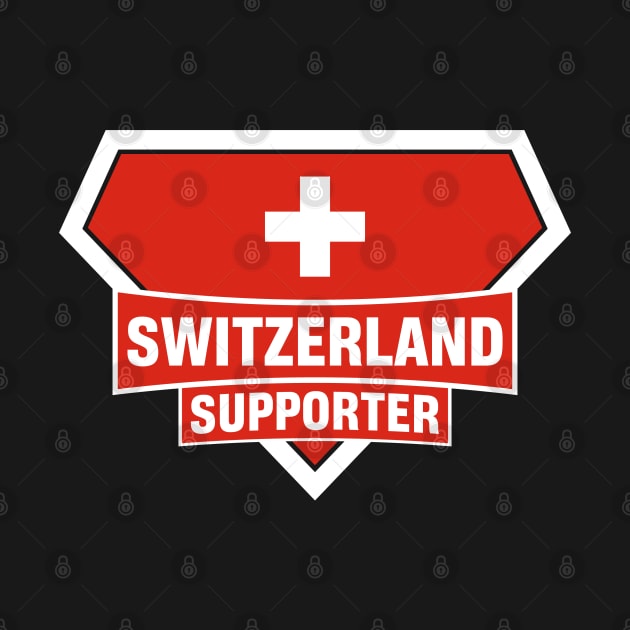 Switzerland Super Flag Supporter by ASUPERSTORE