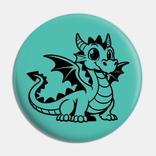 Cartoon Dragon Pin