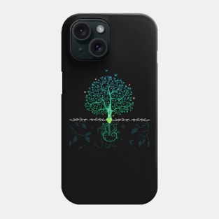 Nature Tree of Life Acoustic Guitar Phone Case