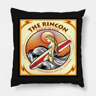 RINCON SOUTHERN CALIFORNIA SURFING Pillow