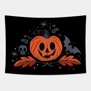 pumpkin halloween Tapestry