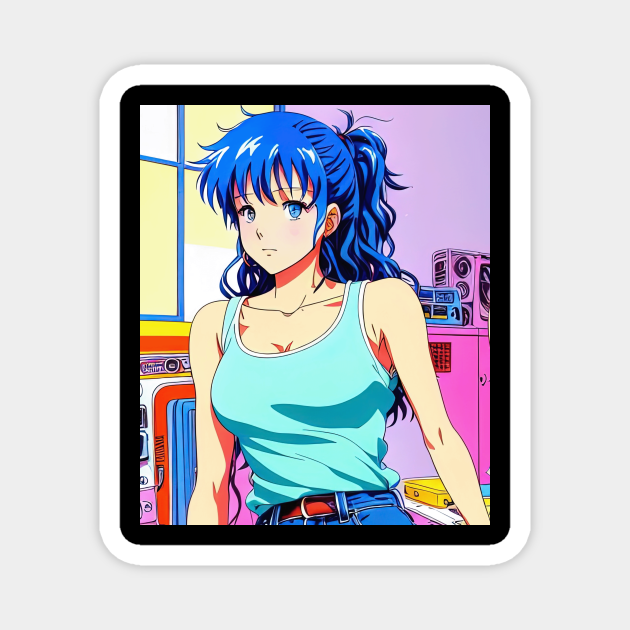 Anime car stickers window  cute anime car magnets  Anime girl bumper  stickers  anime car peeking stickers  Anime car stickers peekers  Retro  manga lum urusei yatsura car bumper