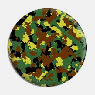 Camouflage Army Pin