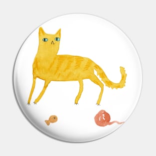 Nice Ginger Cat Pin