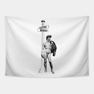 Castro San Francisco Vintage Retro LGBT Gay Tapestry