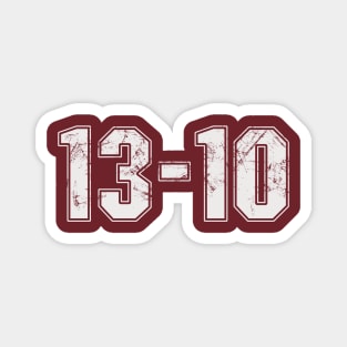 Indiana Hoosiers Champions. 13-10. vintage. #3 Magnet