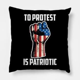 To Protest Is American, Protest Design Pillow