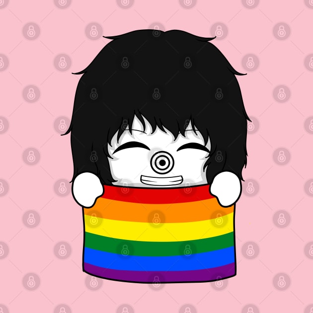 creepypasta pride chibi laughing jack by LillyTheChibi