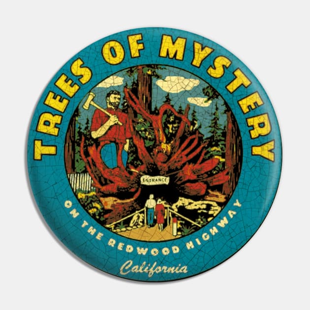 Trees of Mystery Pin by Midcenturydave